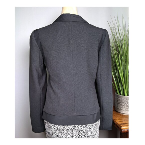 Vera Wang Multi Media Gray Blazer with Layered Hem Women's Size XS - Picture 6 of 9